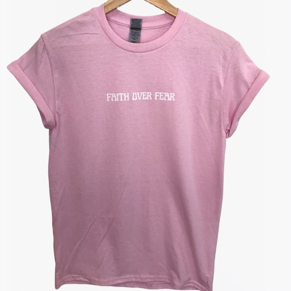 FAITH OVER FEAR Unisex Adult 100% Cotton T-Shirts - Various - Picture 4 of 9
